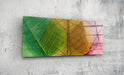 Tableau en verre - Feuilles Multicolores - Deco Story - L’histoire de la décoration s'écrit ici