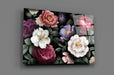 Tableau en verre - Floral, Fleurs multicolores - Deco Story - L’histoire de la décoration s'écrit ici