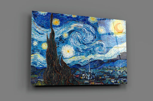 Tableau en verre - Van Gogh "Starry Night" - "La Nuit étoilée" - Deco Story - L’histoire de la décoration s'écrit ici