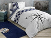 TAÇ NAVI ensemble de linge de lit renforcé 1 personne bleu nuit - Bella-Home: art de la table, verrerie, trousseau de mariée, décoration