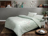 TAÇ TIANA ensemble de linge de lit renforcé 1 personne vert - Bella-Home: art de la table, verrerie, trousseau de mariée, décoration