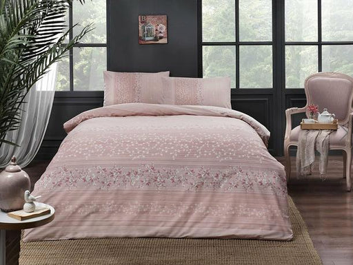 TAÇ LEONA ensemble de linge de lit renforcé 1 personne rose - Bella-Home: art de la table, verrerie, trousseau de mariée, décoration